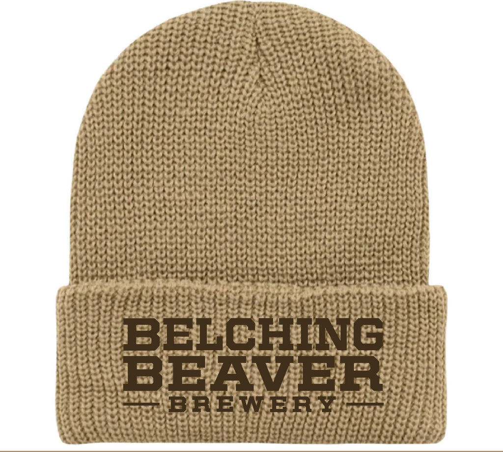*PRE SALE*- Khaki Embroidered Beanie