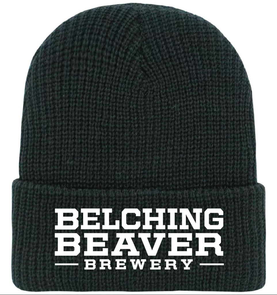 *PRE SALE*- Black Embroidered Beanie