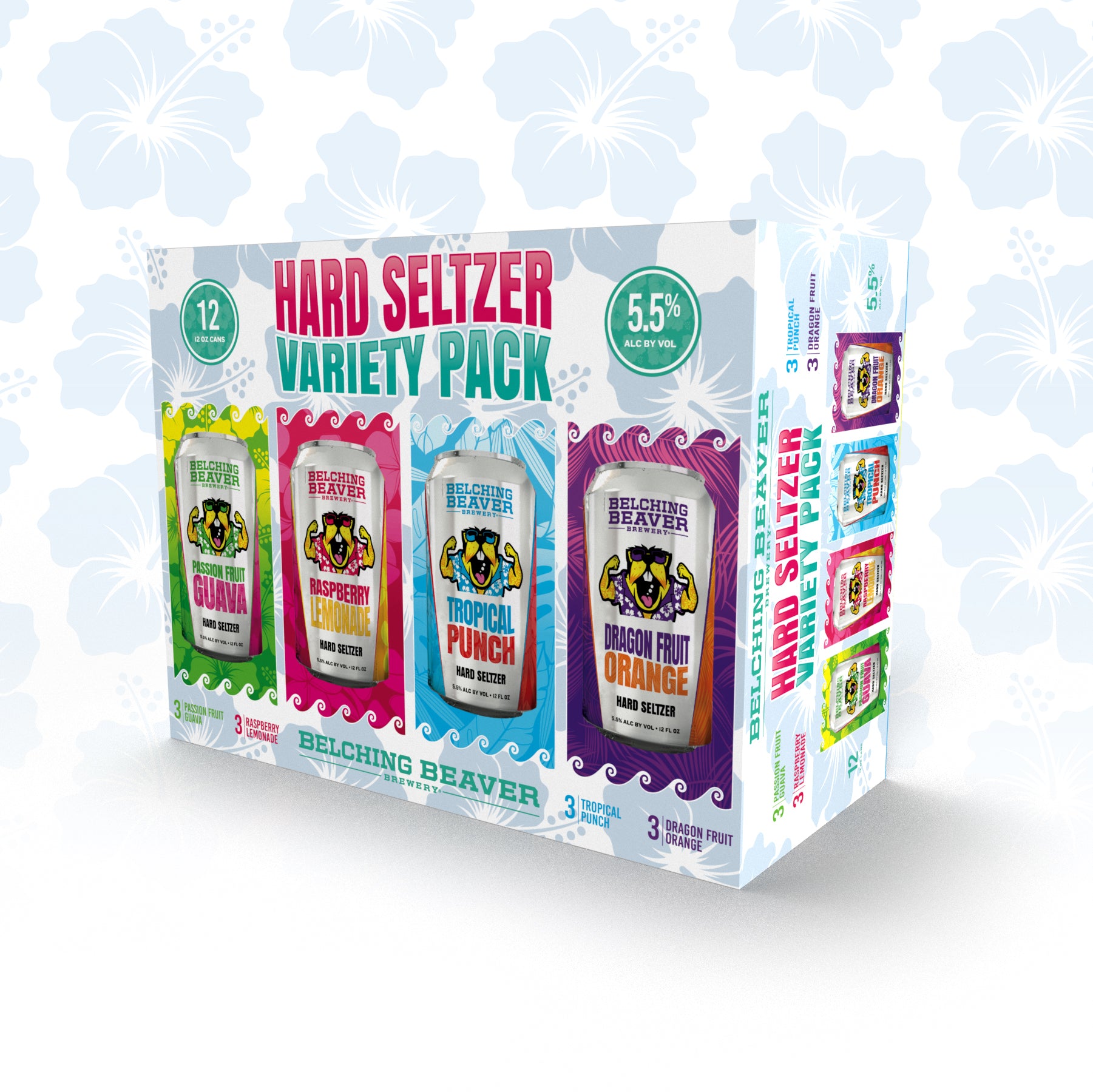 Hard Seltzer Variety 12-Pack – Belching Beaver Brewery