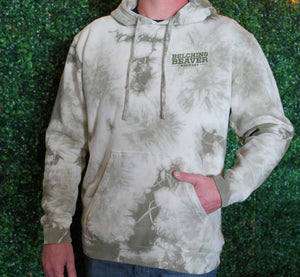 Olive Tie Dye Hoodie