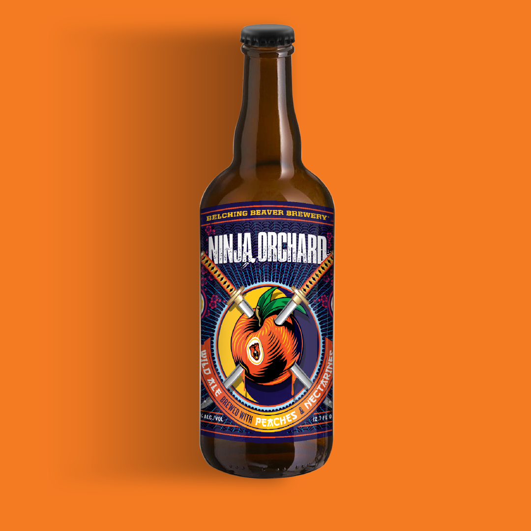Ninja Orchard - Wild Ale (12.6oz Bottle) – Belching Beaver Brewery